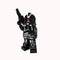 POGO - Clone Trooper (Black) Minifigure
