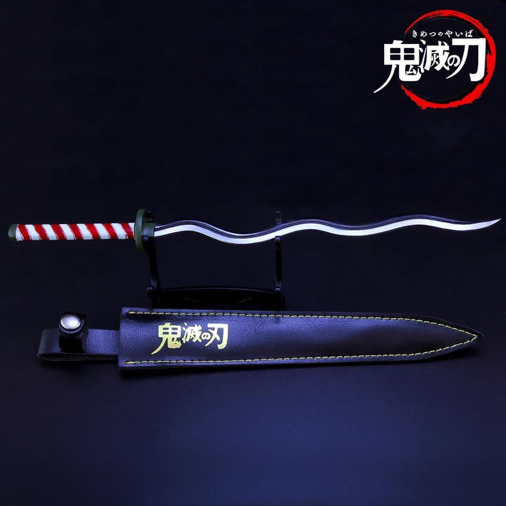 Precision - Iguro Obanai Nichirin Blade Sword Metal Replica - inshobby.com
