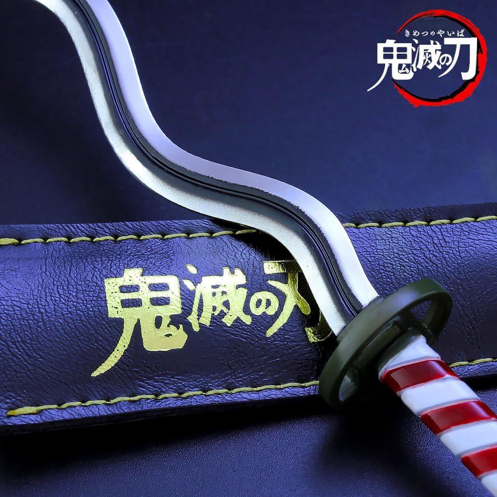 Precision - Iguro Obanai Nichirin Blade Sword Metal Replica - inshobby.com