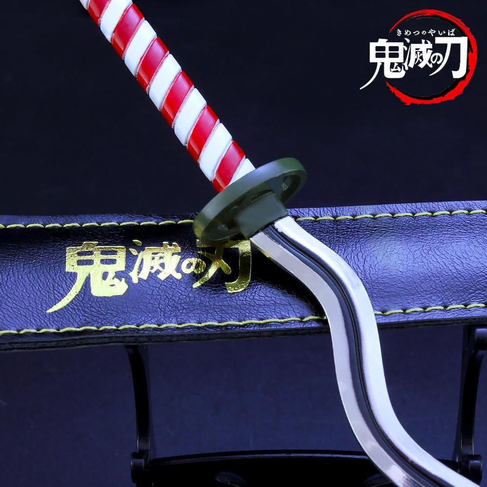 Precision - Iguro Obanai Nichirin Blade Sword Metal Replica - inshobby.com