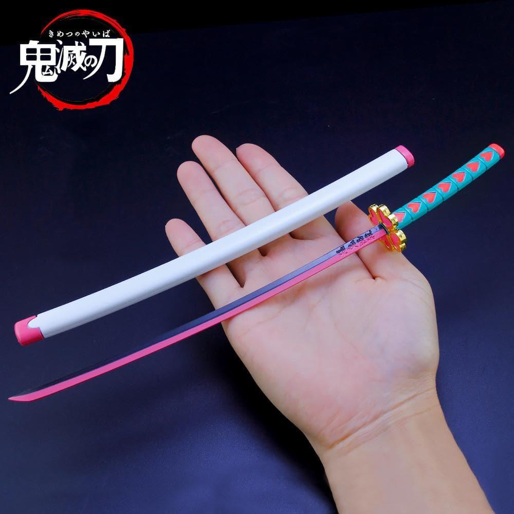 Precision - Kanroji Mitsuri Nichirin Blade Sword Metal Replica - inshobby.com