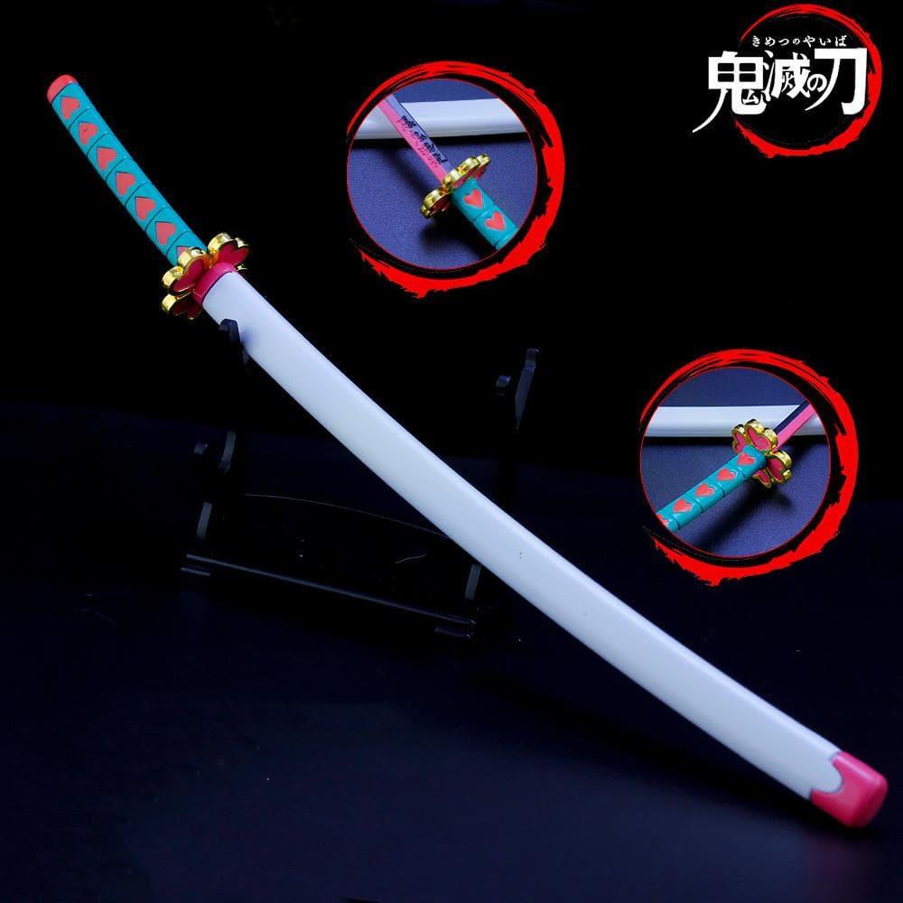 Precision - Kanroji Mitsuri Nichirin Blade Sword Metal Replica - inshobby.com