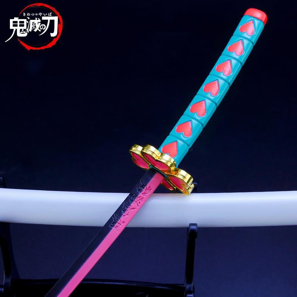 Precision - Kanroji Mitsuri Nichirin Blade Sword Metal Replica - inshobby.com