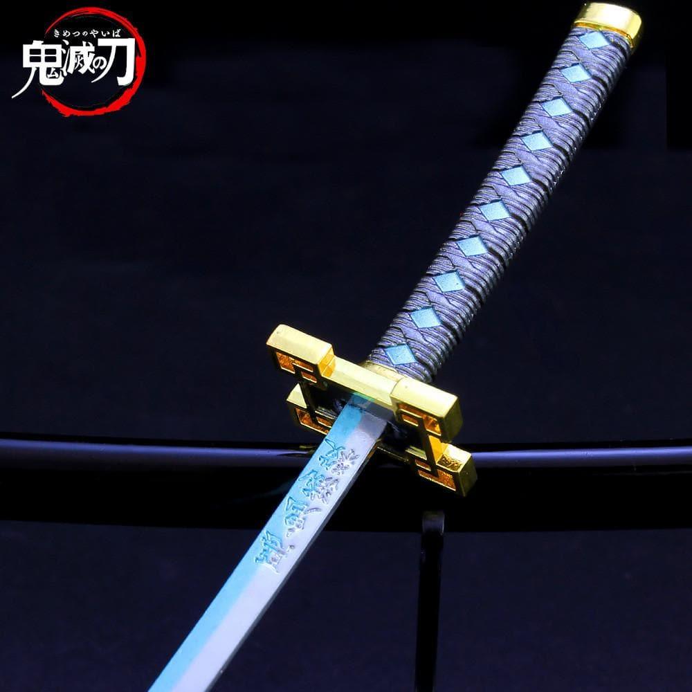 Precision - Muichiro Tokito Nichirin Blade Sword Metal Replica - inshobby.com