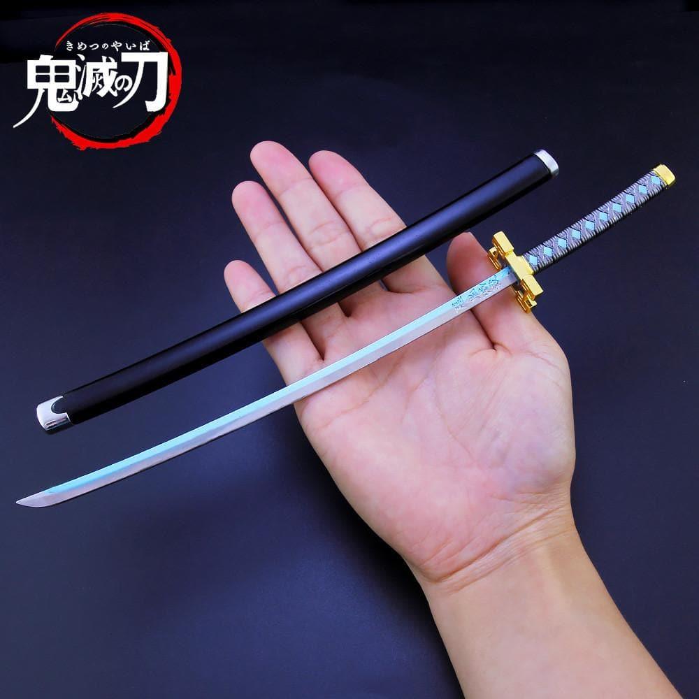 Precision - Muichiro Tokito Nichirin Blade Sword Metal Replica - inshobby.com