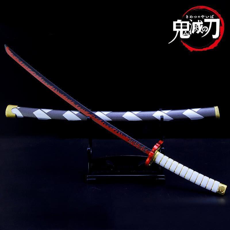 Precision - Rengoku Kyojuro Nichirin Blade Sword Metal Replica