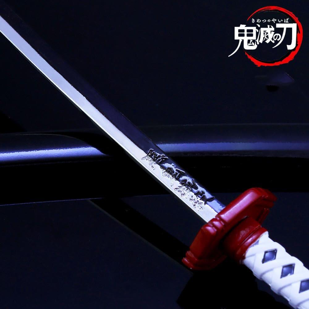 Precision - Tomioka Giyuu Nichirin Blade Sword Metal Replica - inshobby.com