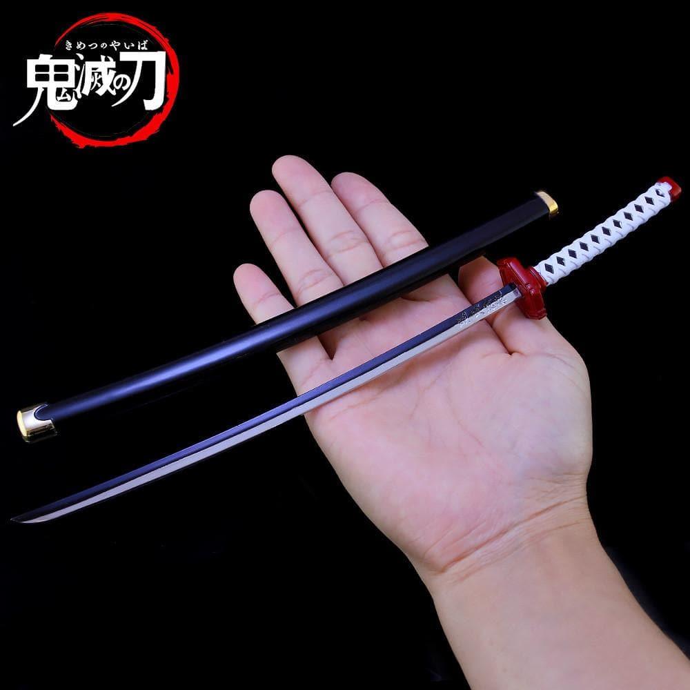 Precision - Tomioka Giyuu Nichirin Blade Sword Metal Replica - inshobby.com