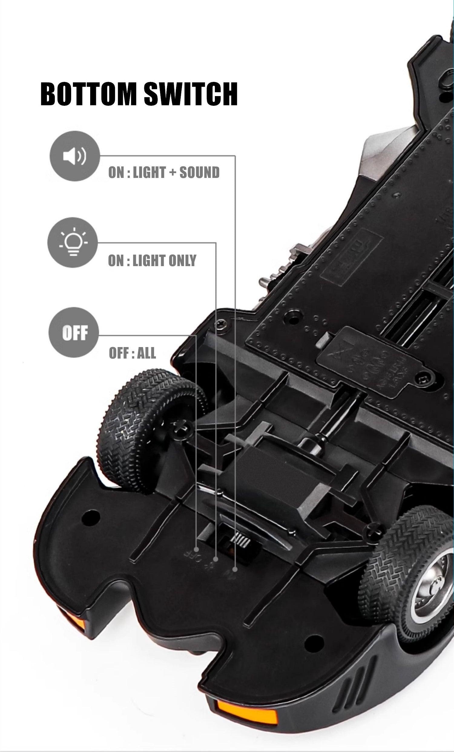 QiYi Toys - 1:18 / 1:24 Batmobile 1989 Alloy Model Car - inshobby.com