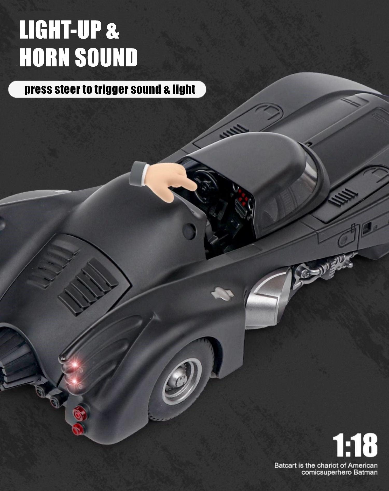 QiYi Toys - 1:18 / 1:24 Batmobile 1989 Alloy Model Car - inshobby.com