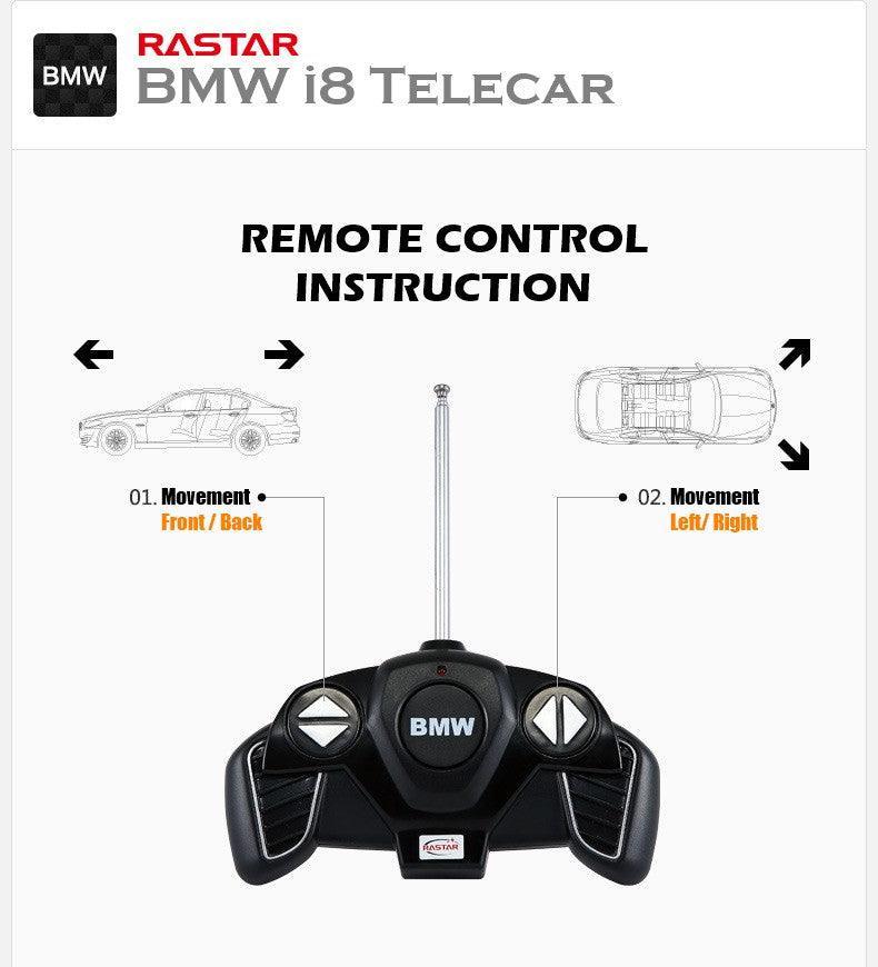 RASTAR - 1:14 BMW i8 RC Car - inshobby.com