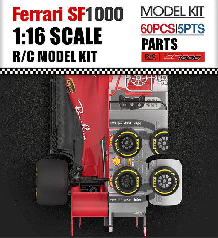 RASTAR - 1:16 Ferrari SF1000 F1 Formula One RC Car Assembly Kit - inshobby.com