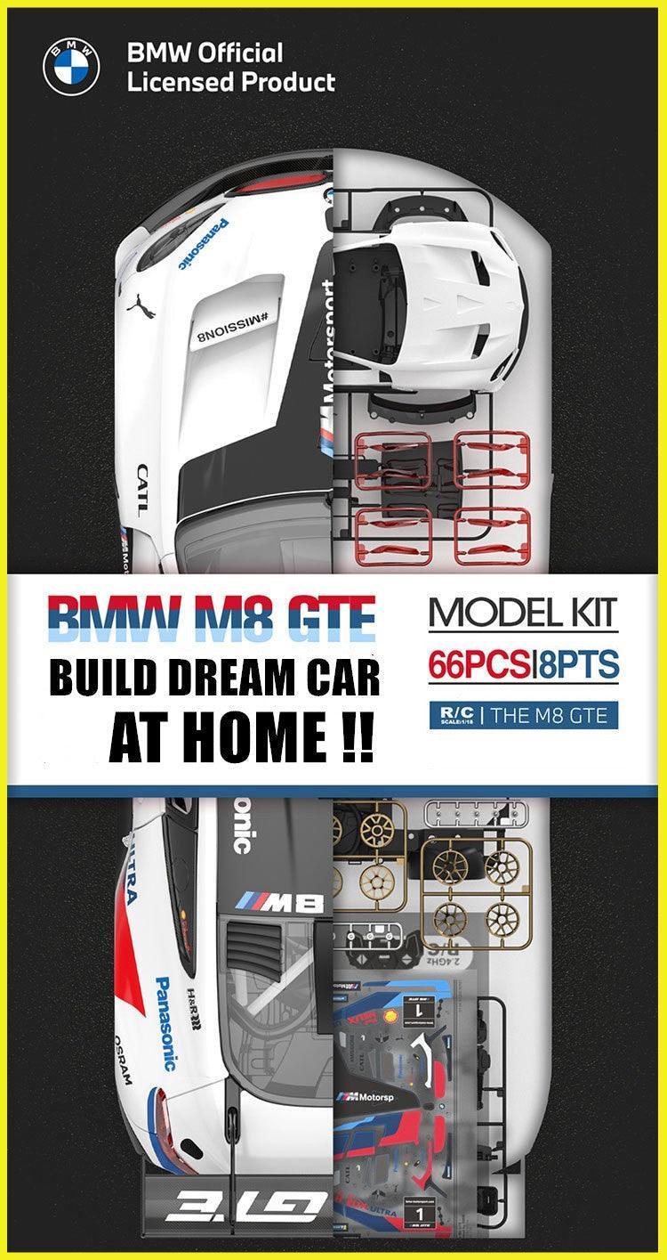 RASTAR - 1:18 BMW The M8 GTE RC Car Assembly Kit - inshobby.com