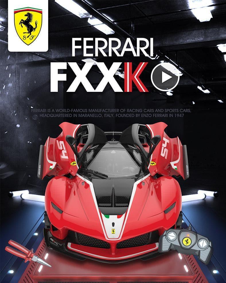 RASTAR - 1:18 Ferrari FXXK EVO RC Car Assembly Kit - inshobby.com