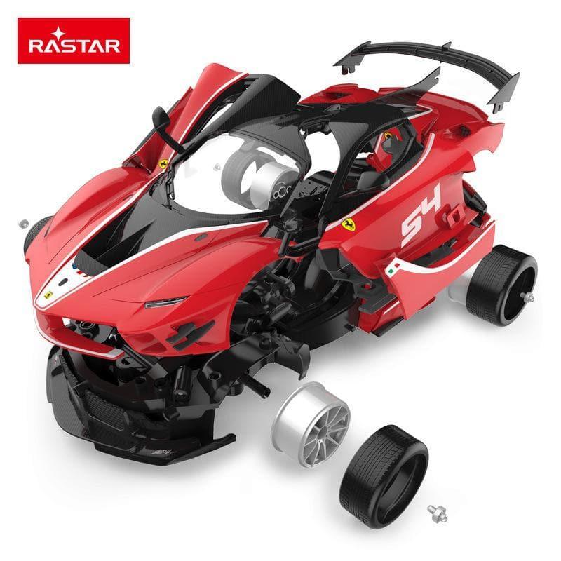 RASTAR - 1:18 Ferrari FXXK EVO RC Car Assembly Kit