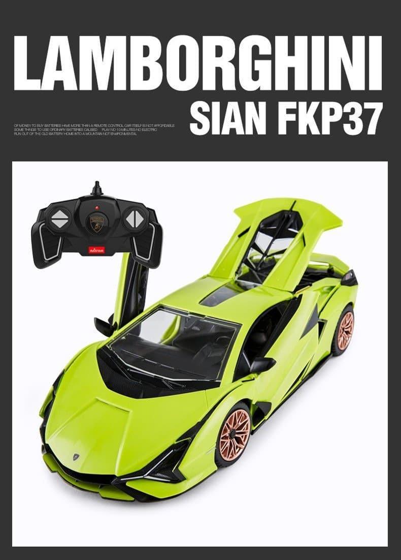 RASTAR - 1:18 Lamborghini Sian FKP37 RC Car Assembly Kit - inshobby.com