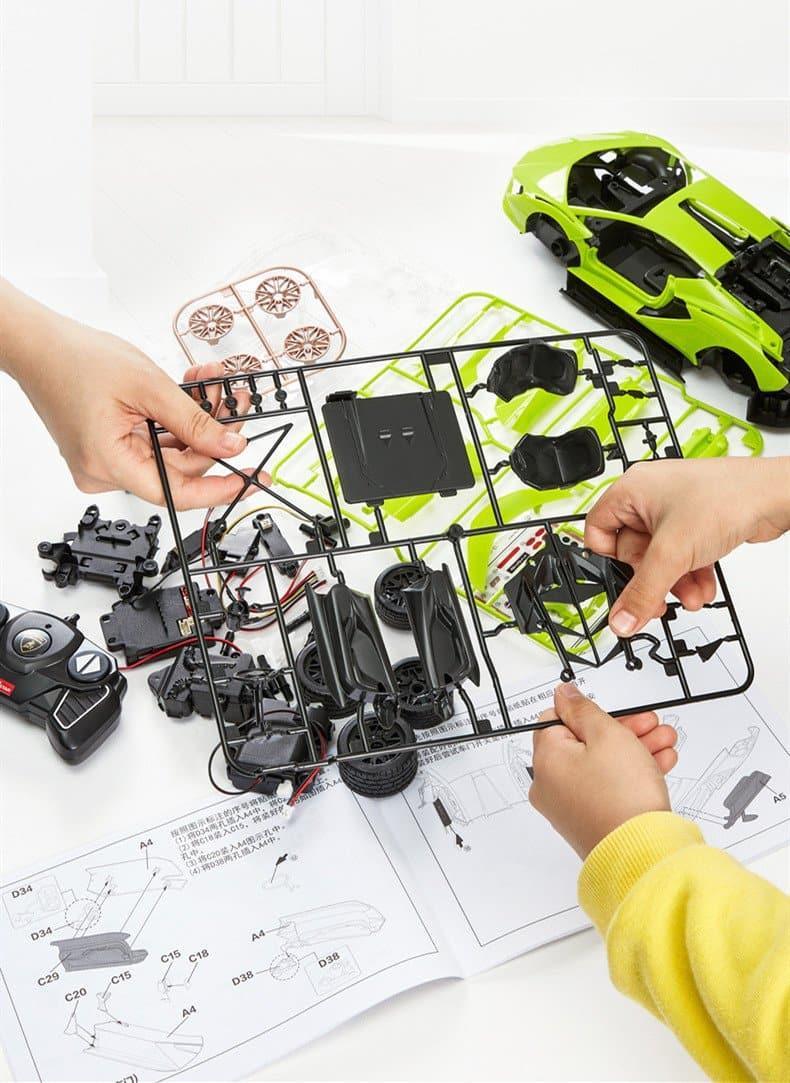 RASTAR - 1:18 Lamborghini Sian FKP37 RC Car Assembly Kit - inshobby.com