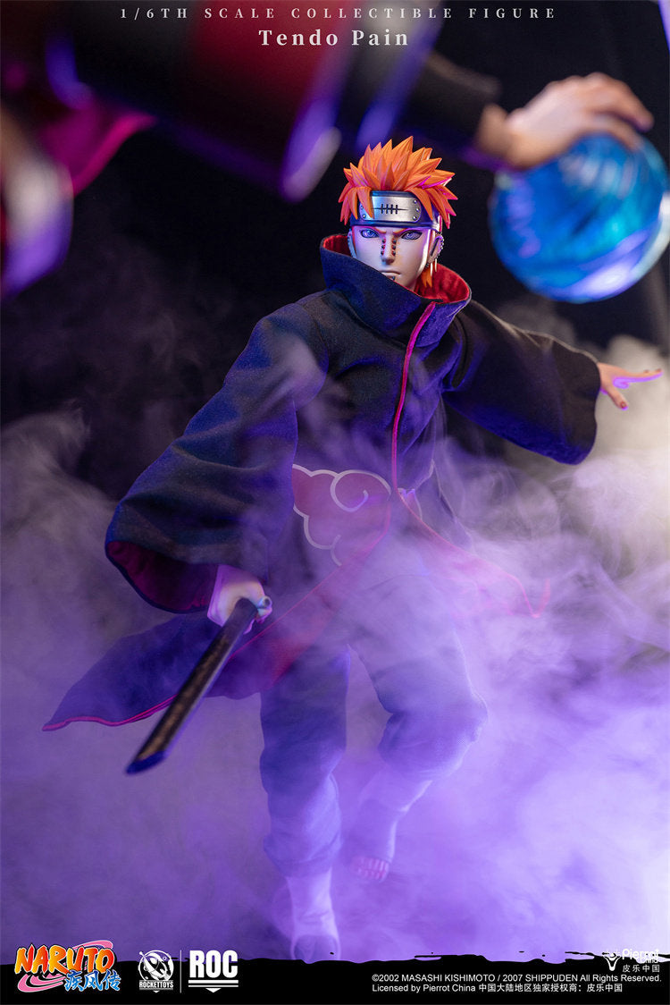 Rocket Toys - 1:6 Tendo Pain Akatsuki Organisation Action Figure - inshobby.com