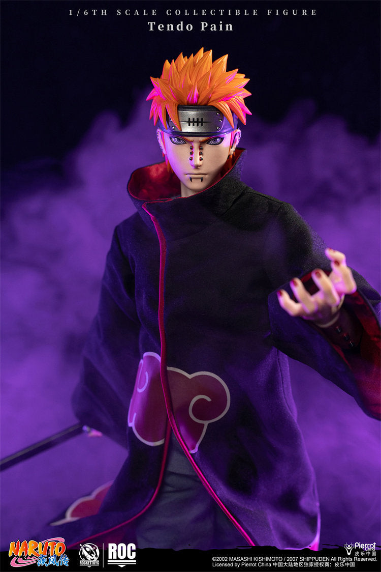 Rocket Toys - 1:6 Tendo Pain Akatsuki Organisation Action Figure - inshobby.com