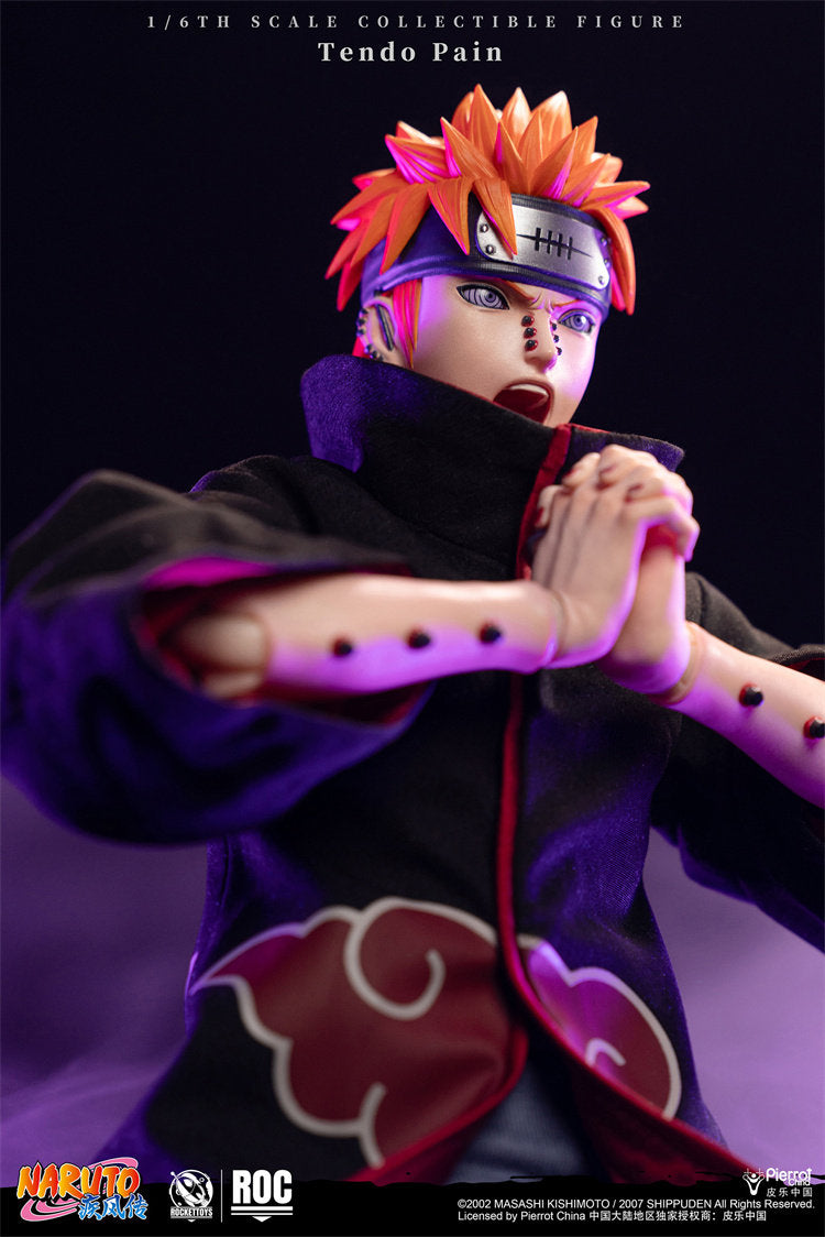 Rocket Toys - 1:6 Tendo Pain Akatsuki Organisation Action Figure - inshobby.com