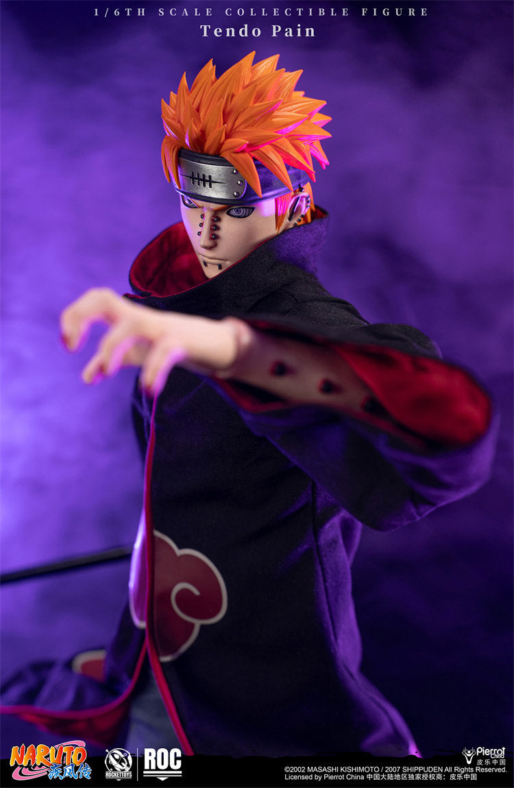 Rocket Toys - 1:6 Tendo Pain Akatsuki Organisation Action Figure - inshobby.com