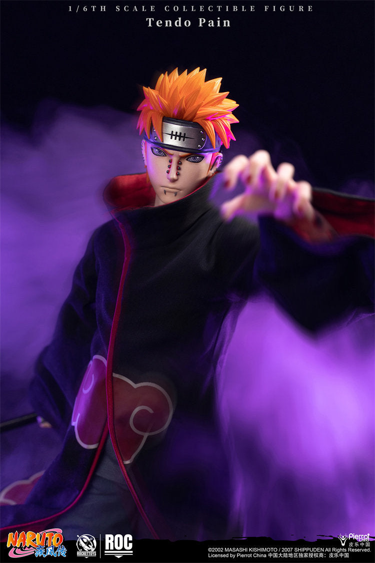 Rocket Toys - 1:6 Tendo Pain Akatsuki Organisation Action Figure - inshobby.com