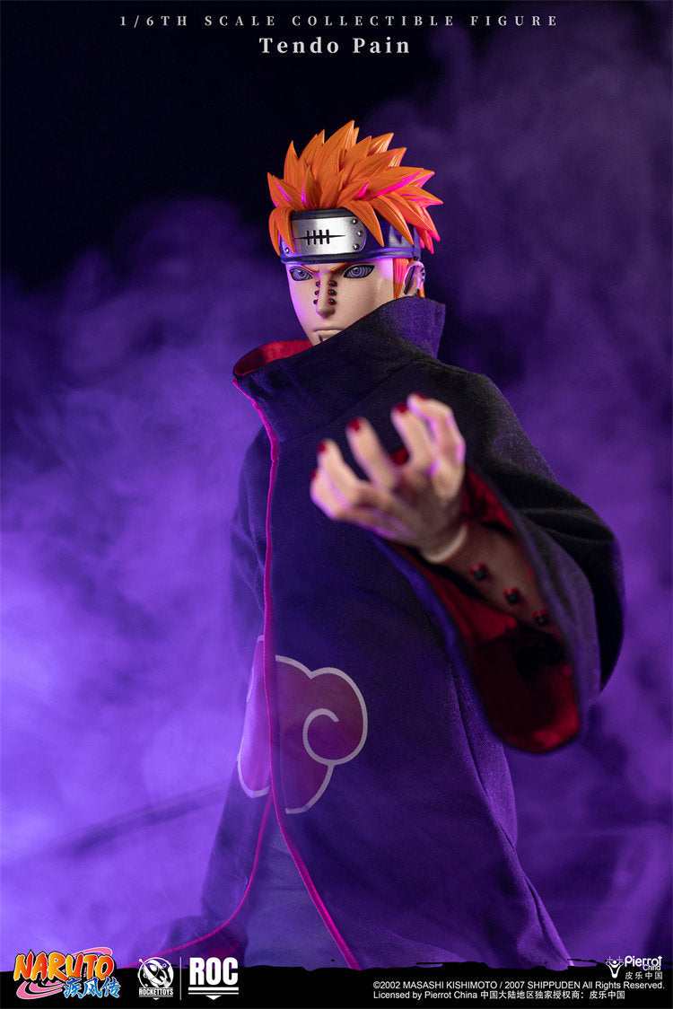 Rocket Toys - 1:6 Tendo Pain Akatsuki Organisation Action Figure - inshobby.com