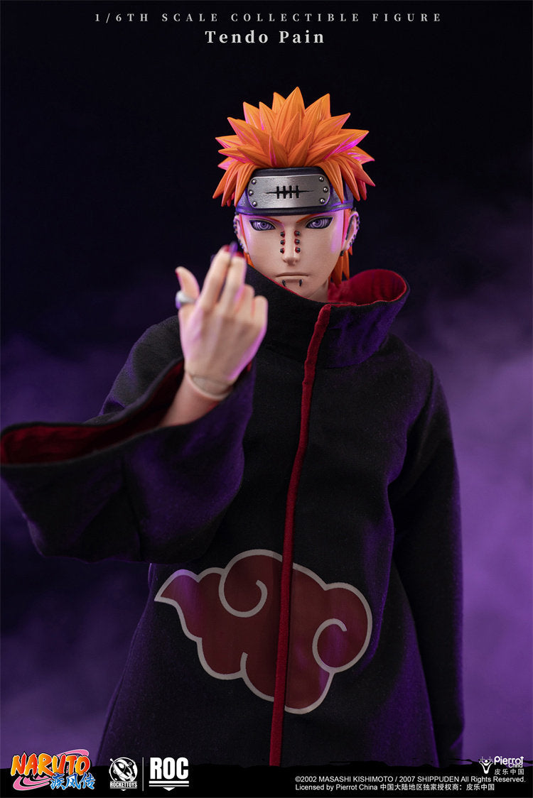 Rocket Toys - 1:6 Tendo Pain Akatsuki Organisation Action Figure - inshobby.com