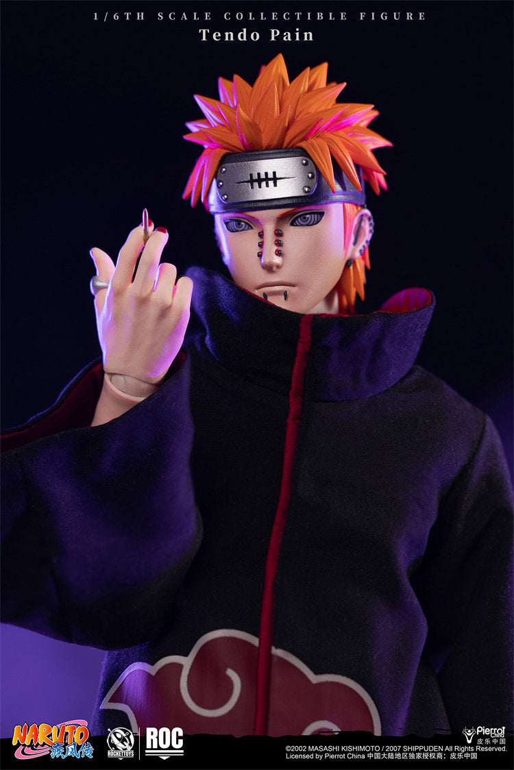 Rocket Toys - 1:6 Tendo Pain Akatsuki Organisation Action Figure - inshobby.com