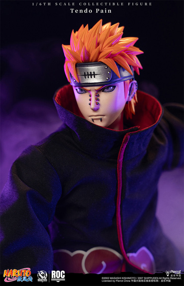 Rocket Toys - 1:6 Tendo Pain Akatsuki Organisation Action Figure - inshobby.com
