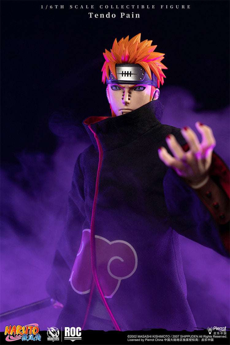Rocket Toys - 1:6 Tendo Pain Akatsuki Organisation Action Figure - inshobby.com