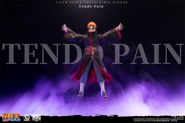 Rocket Toys - 1:6 Tendo Pain Akatsuki Organisation Action Figure - inshobby.com