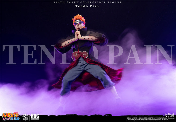Rocket Toys - 1:6 Tendo Pain Akatsuki Organisation Action Figure - inshobby.com
