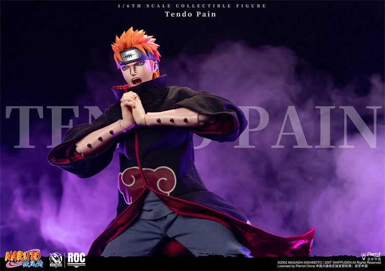 Rocket Toys - 1:6 Tendo Pain Akatsuki Organisation Action Figure - inshobby.com