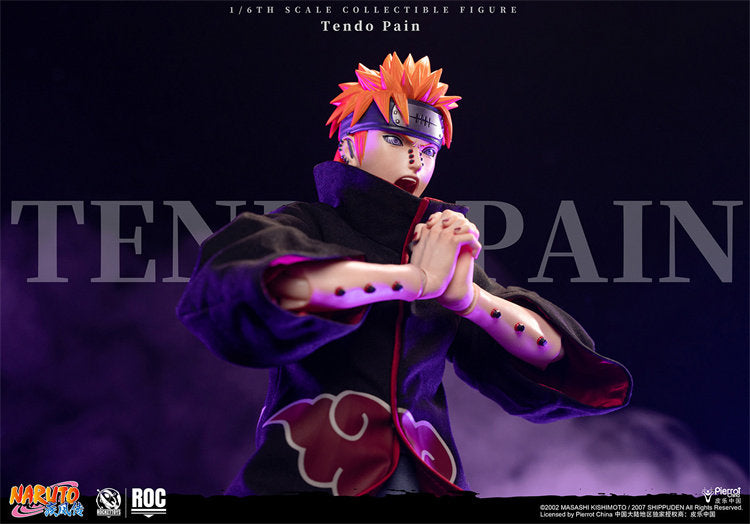 Rocket Toys - 1:6 Tendo Pain Akatsuki Organisation Action Figure - inshobby.com