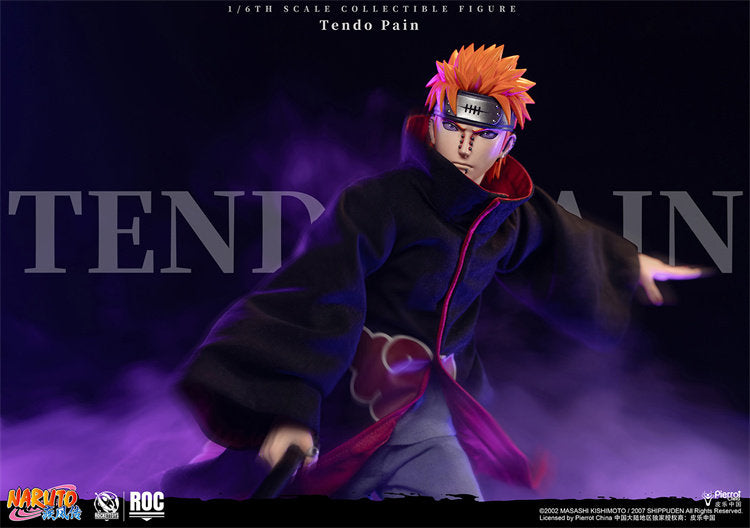 Rocket Toys - 1:6 Tendo Pain Akatsuki Organisation Action Figure - inshobby.com