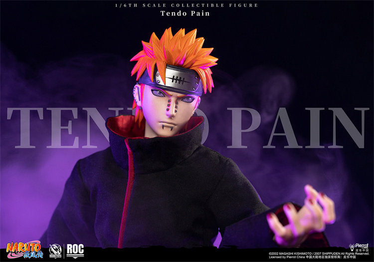 Rocket Toys - 1:6 Tendo Pain Akatsuki Organisation Action Figure - inshobby.com