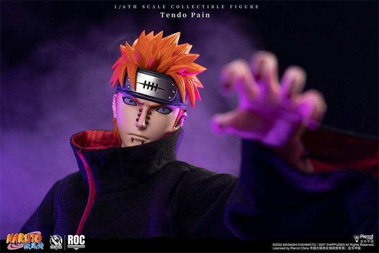 Rocket Toys - 1:6 Tendo Pain Akatsuki Organisation Action Figure - inshobby.com