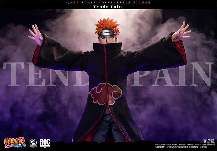 Rocket Toys - 1:6 Tendo Pain Akatsuki Organisation Action Figure - inshobby.com