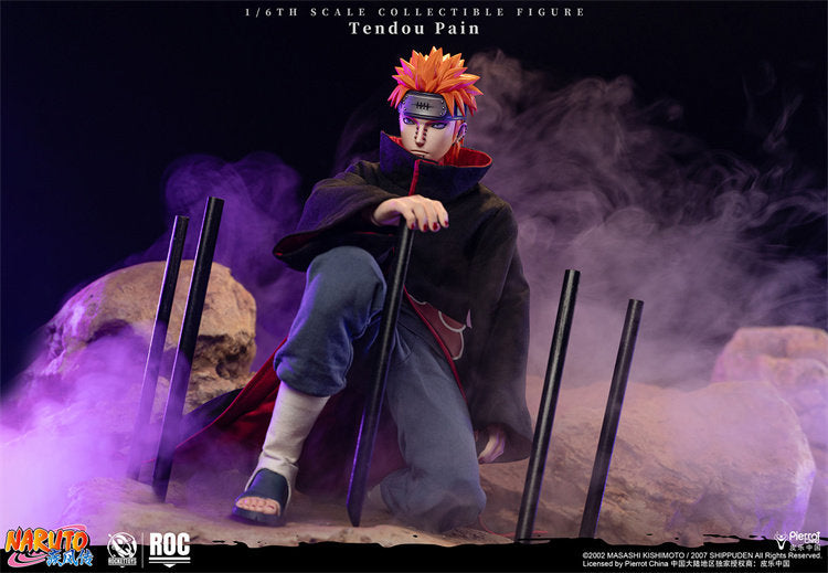 Rocket Toys - 1:6 Tendo Pain Akatsuki Organisation Action Figure - inshobby.com