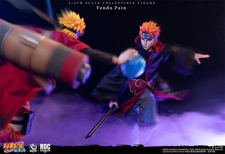 Rocket Toys - 1:6 Tendo Pain Akatsuki Organisation Action Figure - inshobby.com