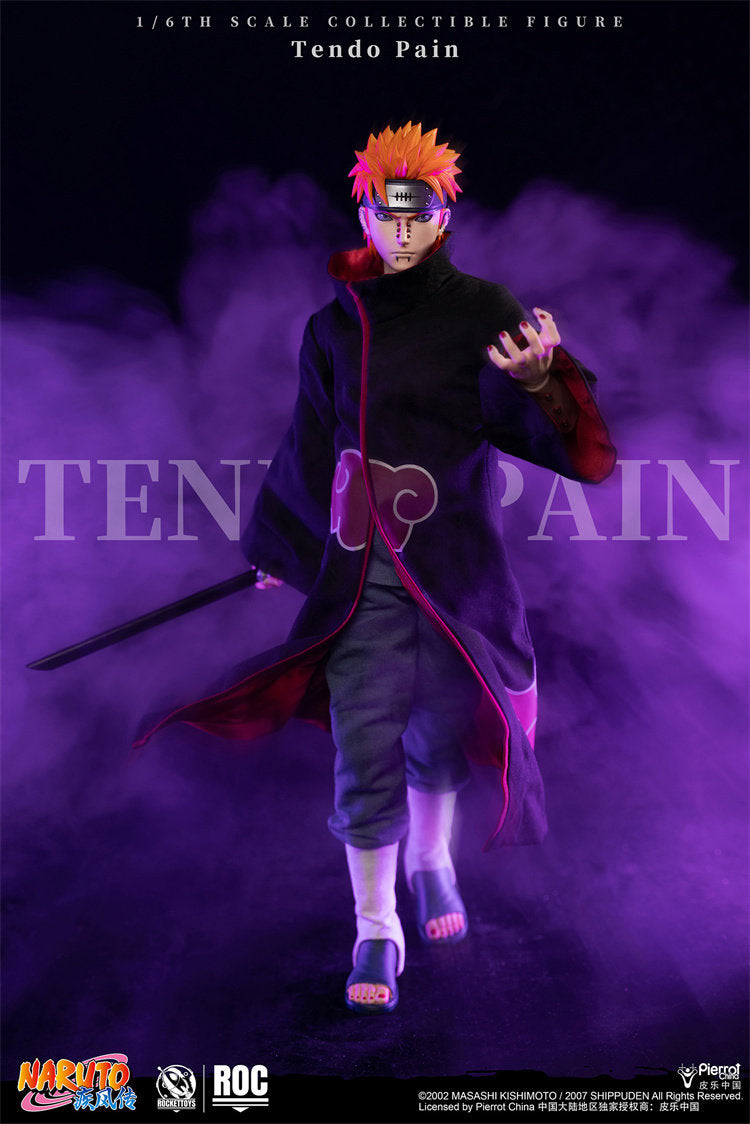 Rocket Toys - 1:6 Tendo Pain Akatsuki Organisation Action Figure - inshobby.com