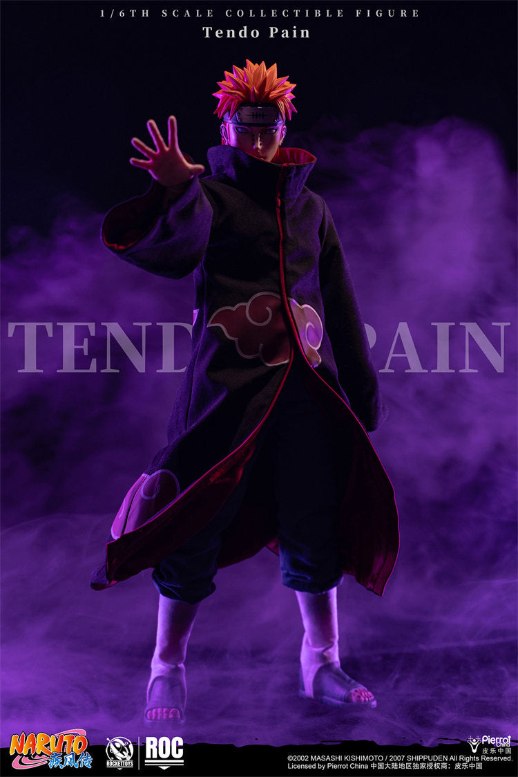 Rocket Toys - 1:6 Tendo Pain Akatsuki Organisation Action Figure - inshobby.com