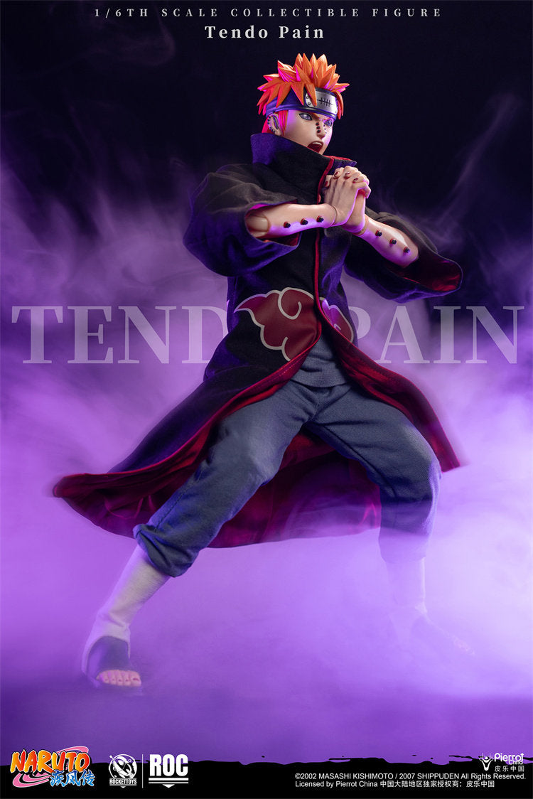 Rocket Toys - 1:6 Tendo Pain Akatsuki Organisation Action Figure - inshobby.com