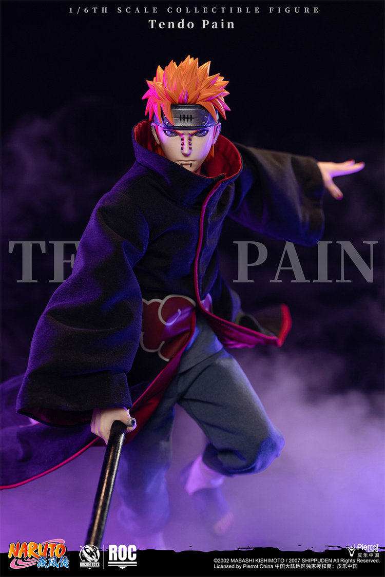 Rocket Toys - 1:6 Tendo Pain Akatsuki Organisation Action Figure - inshobby.com