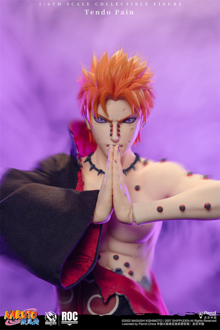 Rocket Toys - 1:6 Tendo Pain Battle Damaged Version Action Figure - inshobby.com