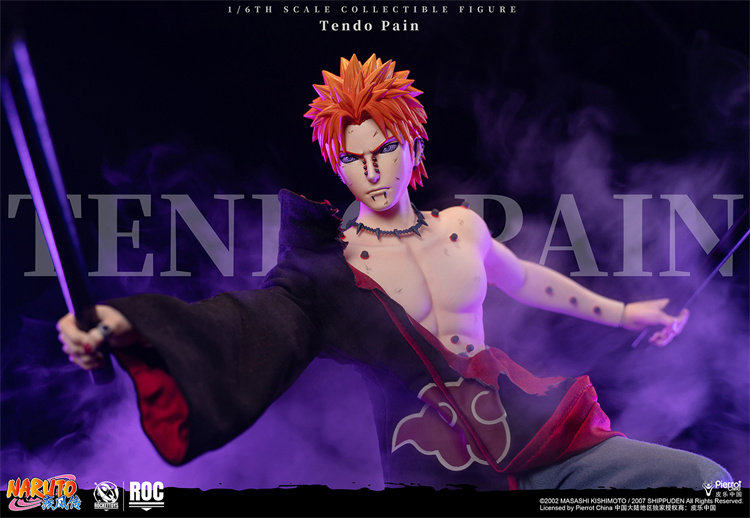 Rocket Toys - 1:6 Tendo Pain Battle Damaged Version Action Figure - inshobby.com