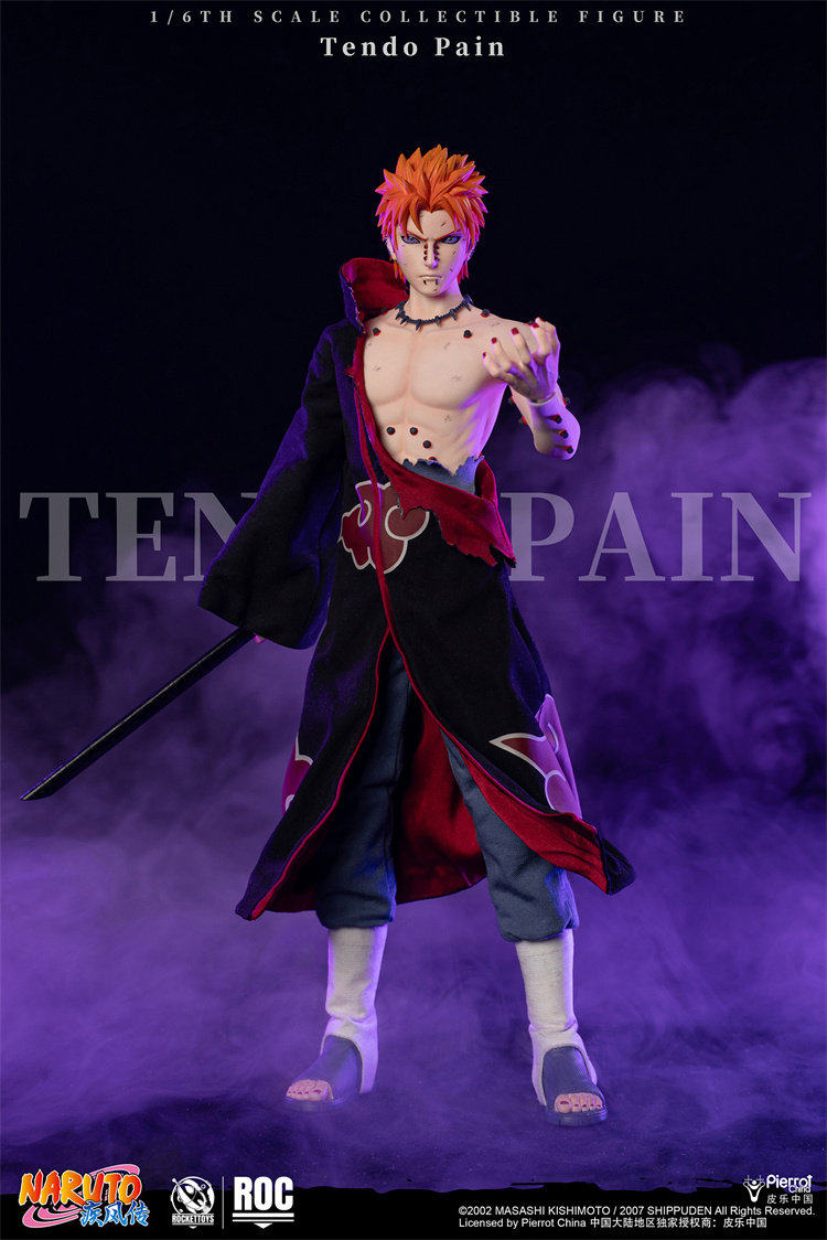 Rocket Toys - 1:6 Tendo Pain Battle Damaged Version Action Figure - inshobby.com