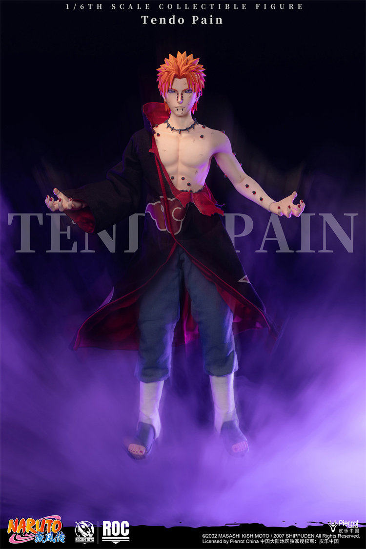 Rocket Toys - 1:6 Tendo Pain Battle Damaged Version Action Figure - inshobby.com