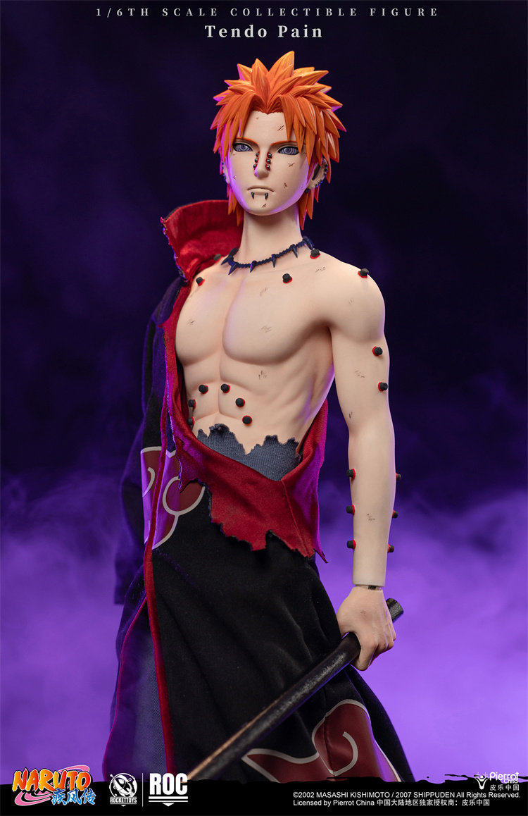 Rocket Toys - 1:6 Tendo Pain Battle Damaged Version Action Figure - inshobby.com